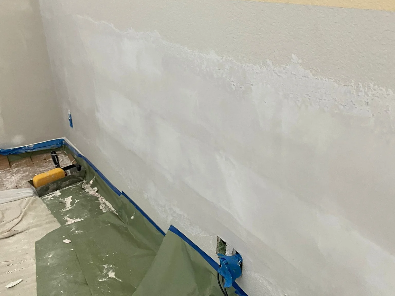Wall Texturing & Texture Matching — The patch disappears, or I haven't finished.